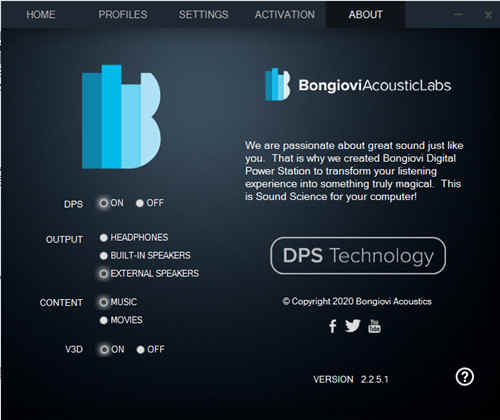 Bongiovi DPS破解版下载 v2.2.5绿色版