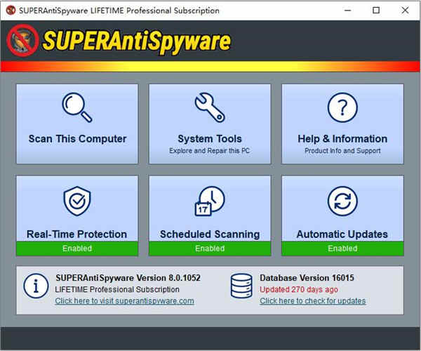 SUPERAntiSpyware Pro 8破解版下载 v8.0.1052附注册码