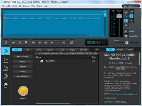 MAGIX Audio Cleaning 3破解版(音频修复处理软件)下载 v25.0.0.43绿色版