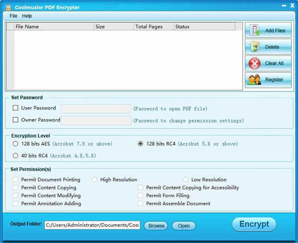 Coolmuster PDF Encrypter PDFܹ v2.1.4ƽ(ƽⲹ)