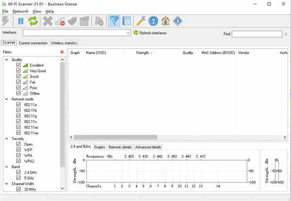 LizardSystems Wi-Fi Scannerɨ蹤 v21.01ƽ(ע)