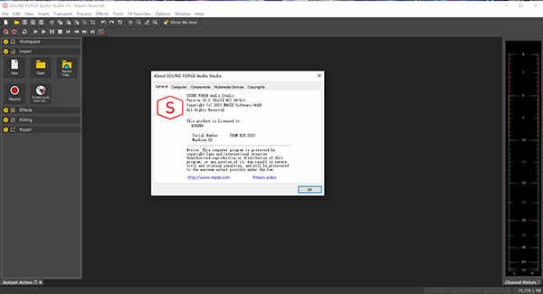 SOUND FORGE Audio Studio 15Ƶ v15.0.0.40ƽ