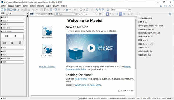 Maplesoft Maple 2022中文破解版下载 附安装方法