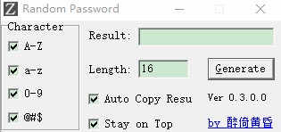 Random Passwordɫɹ v3.0.0Ѱ