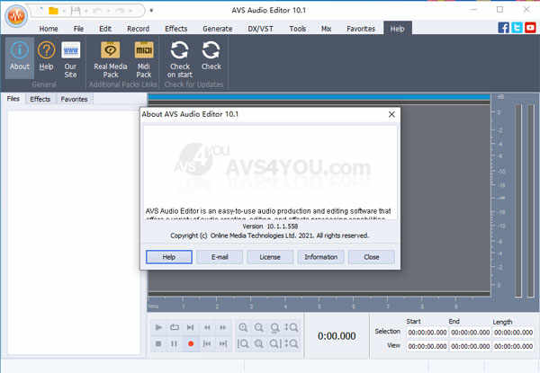 AVS Audio Editor 10ƽƵ༭ v10.2.1.562