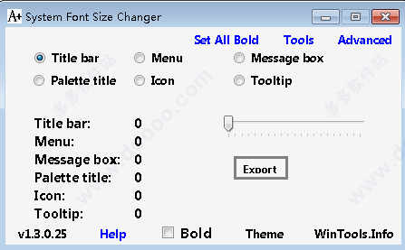 System Font Size Changerɫ v2.2.1.18ϵͳС޸