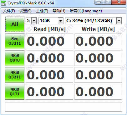 crystaldiskmark中文版硬盘测试工具