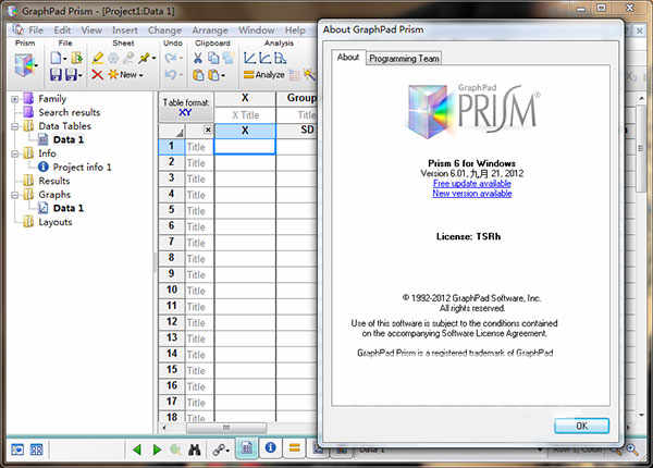 GraphPad Prism 6԰ v6.01