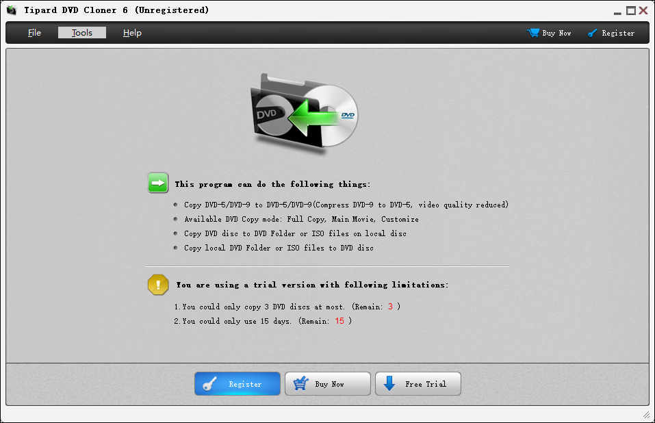 Tipard DVD Cloner 6ٷӰ¡ DVD Cloner(Ӱ¡) v6.2.62ٷ