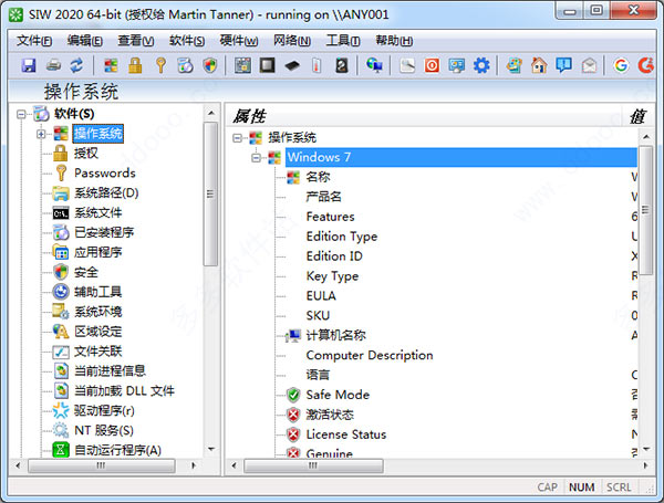 系统信息检测软件SIW2020中文破解版下载 v10.0.0128绿色版